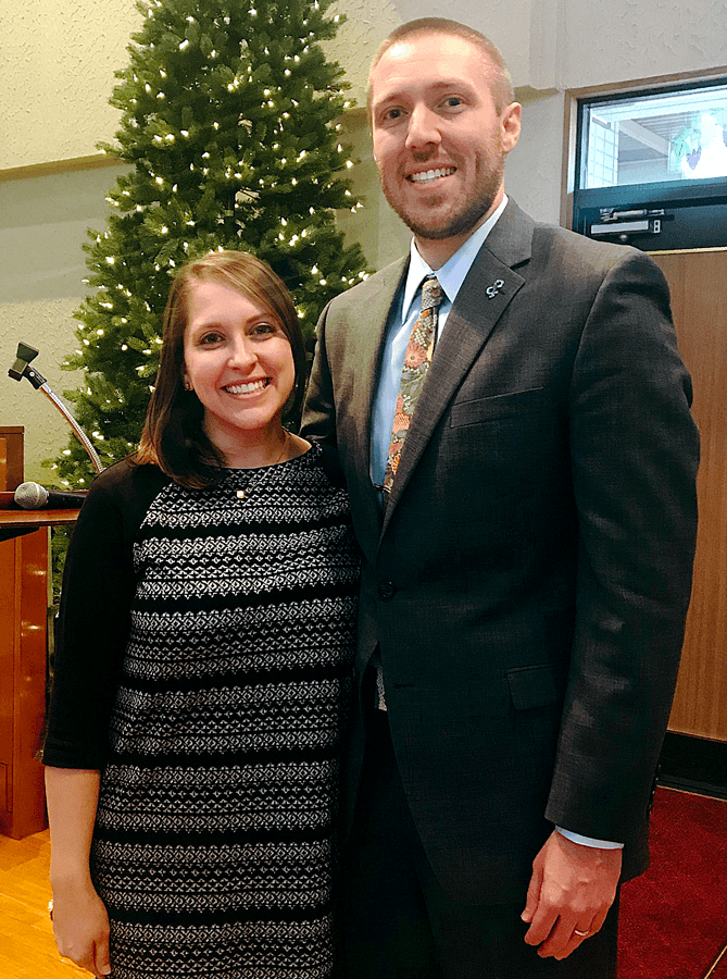 Laura and Carson Foushee will preach the sermon for the Christmas service.