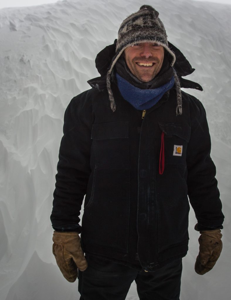 Brett Baddorf is pictured in Antarctica, where he and wife Sarah spent seven months working at the Amundsen-Scott South Pole Station in 2017.